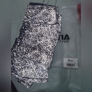 Grey reflective hustle shorts 7inch